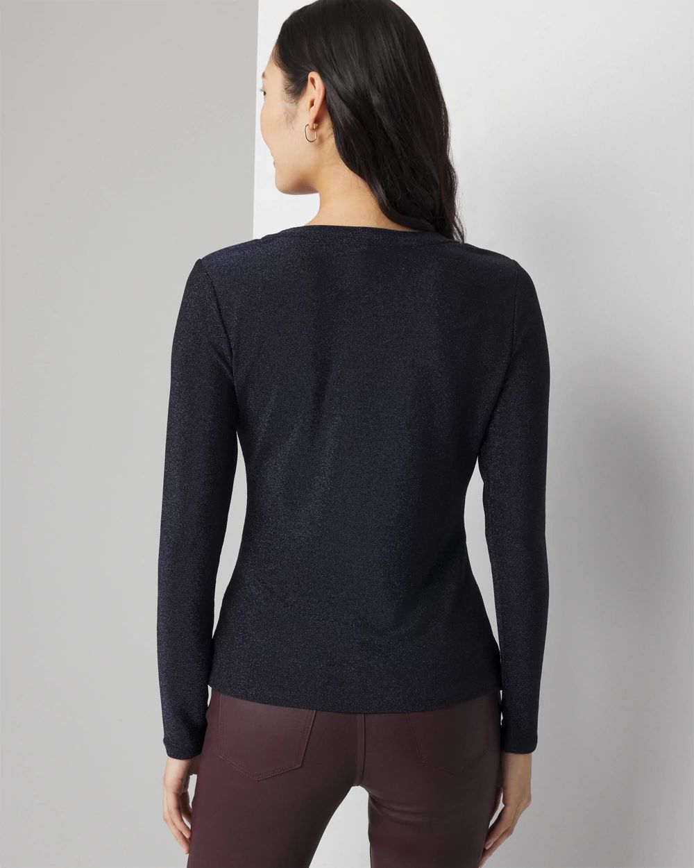 Sparkle Knit Top | White House Black Market